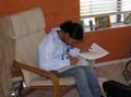 440 Marlene Samano writing Thank You letters